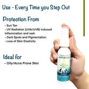 Onroad Co. SPF 50 Sunscreen Spray | Made for Oily and Acne Prone Skin | No White Cast | Benzophenone Free |  100% Toxin Free